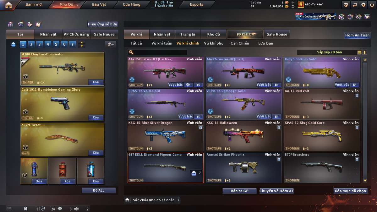shop acc cf uy tin gia re